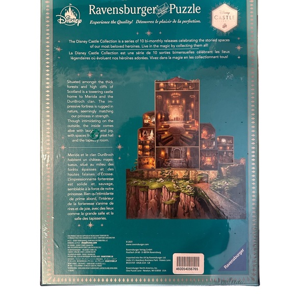 Disney Ravensburger Castle Collection 1000 Piece Jigsaw Puzzle Merida Brave NEW - Picture 2 of 2